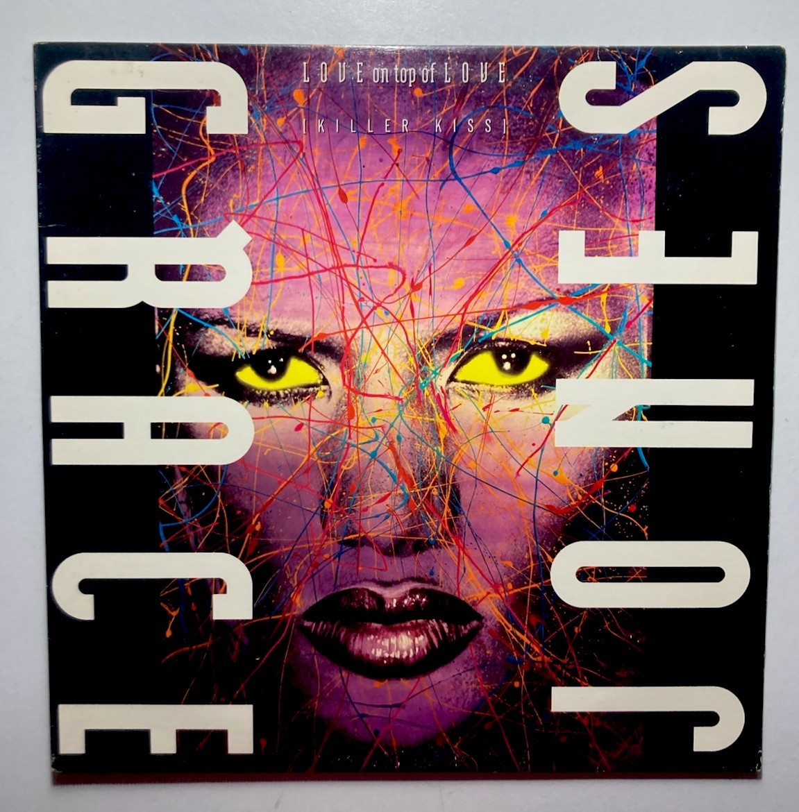 GRACE JONES “Love On Top Of Love/Killer Kiss” 12" Single 1989 Capitol V-15508