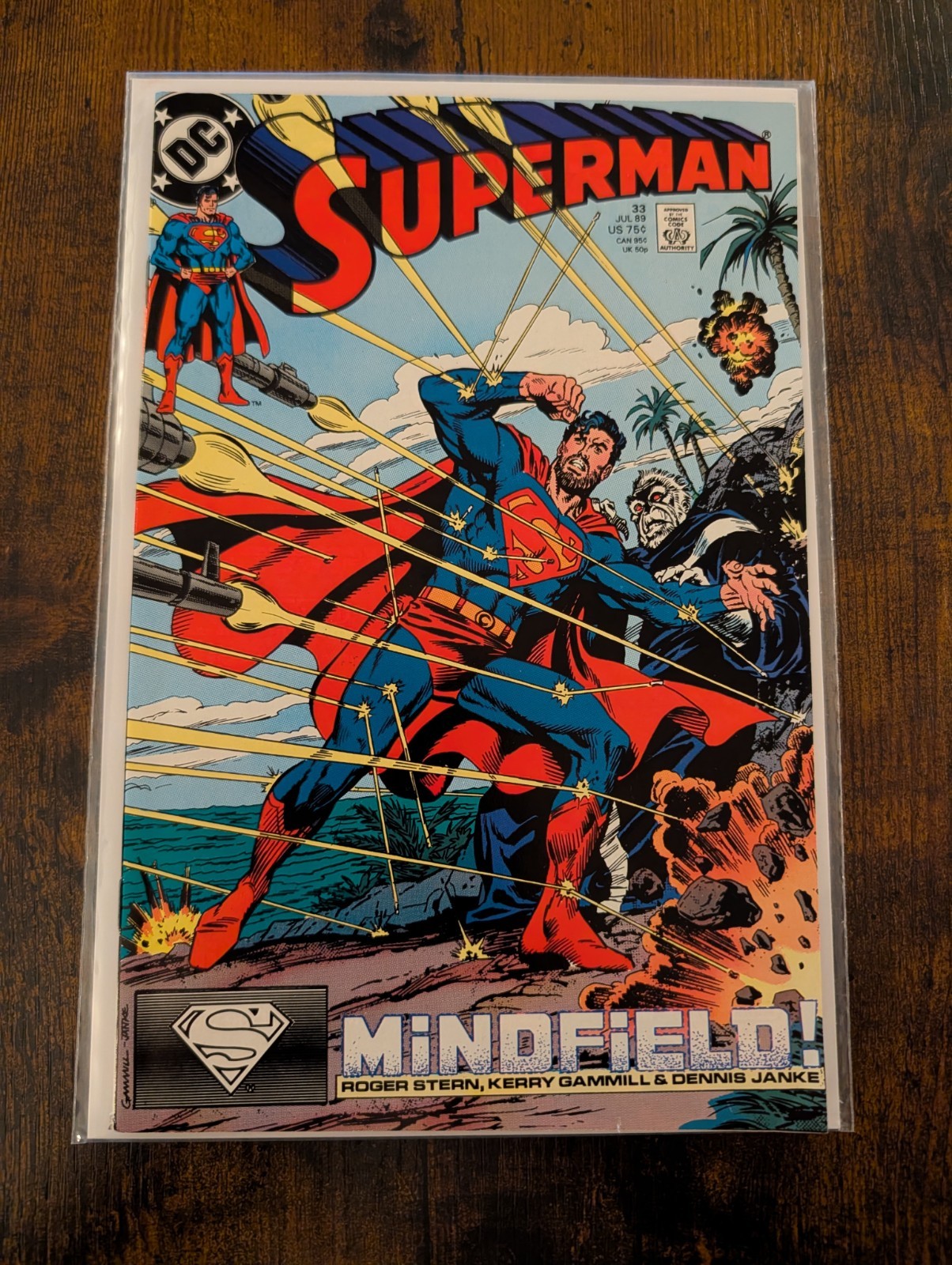 SUPERMAN 33 DC COMICS 1989 CLARK KENT LOIS LANE MATRIX LEX LUTHOR BRAINIAC JIMMY