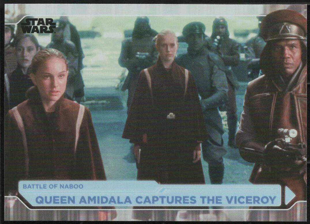 2021 Topps Star Wars: Battle Plans FOILBOARD PARALLELO #7...QUEEN AMIDALA