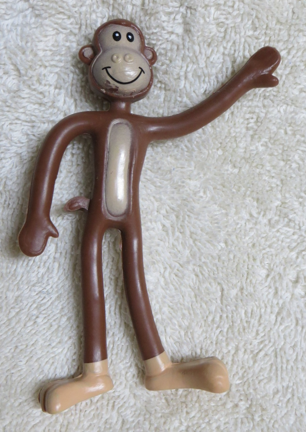 Curious George Action Figure Libro Pieghevole Posabile Personaggio Scimmia Animata 4"