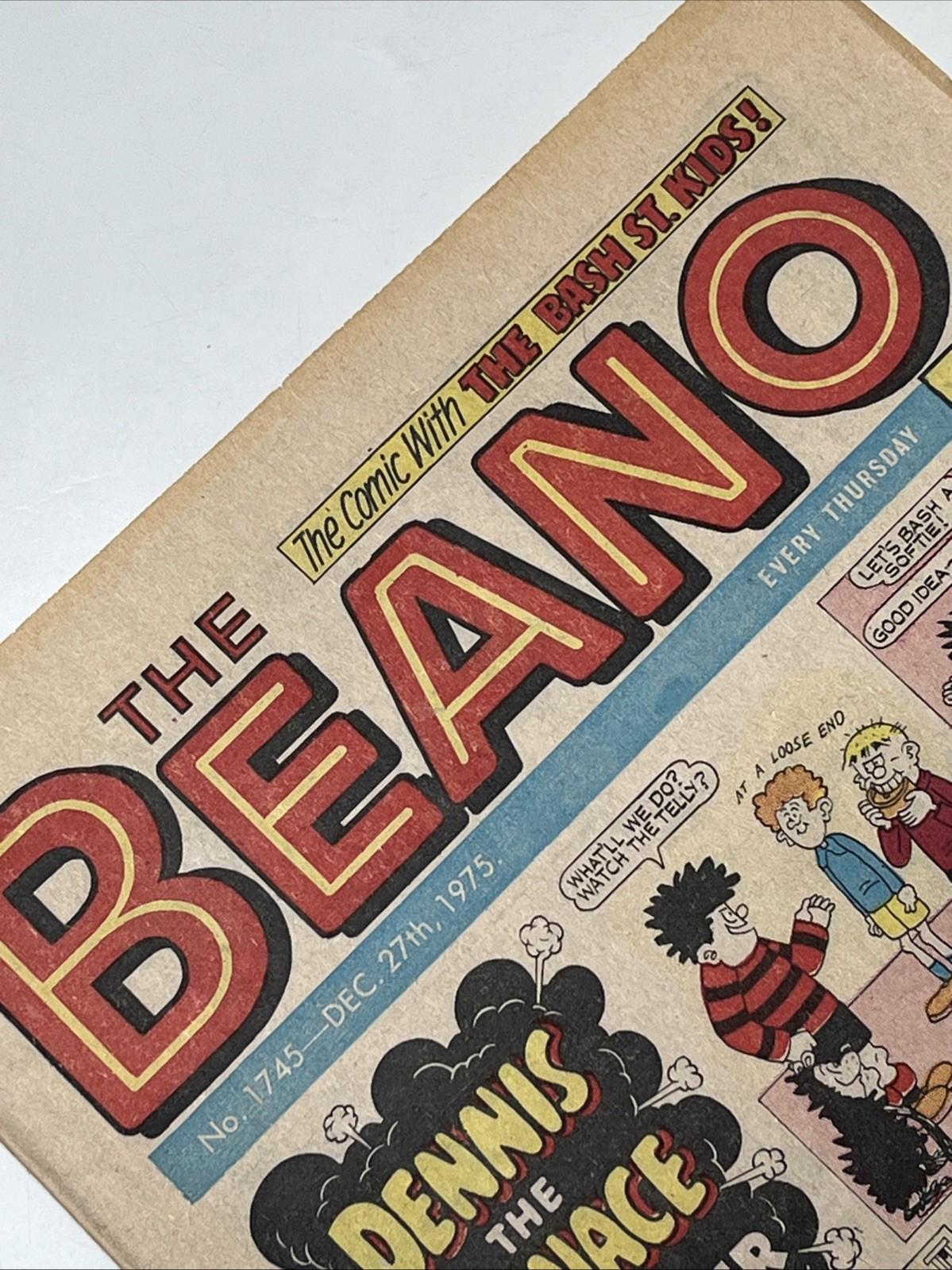 BEANO COMIC - DECEMBER 27th 1975 - 50th Birthday Gift - Vintage 70s Comic