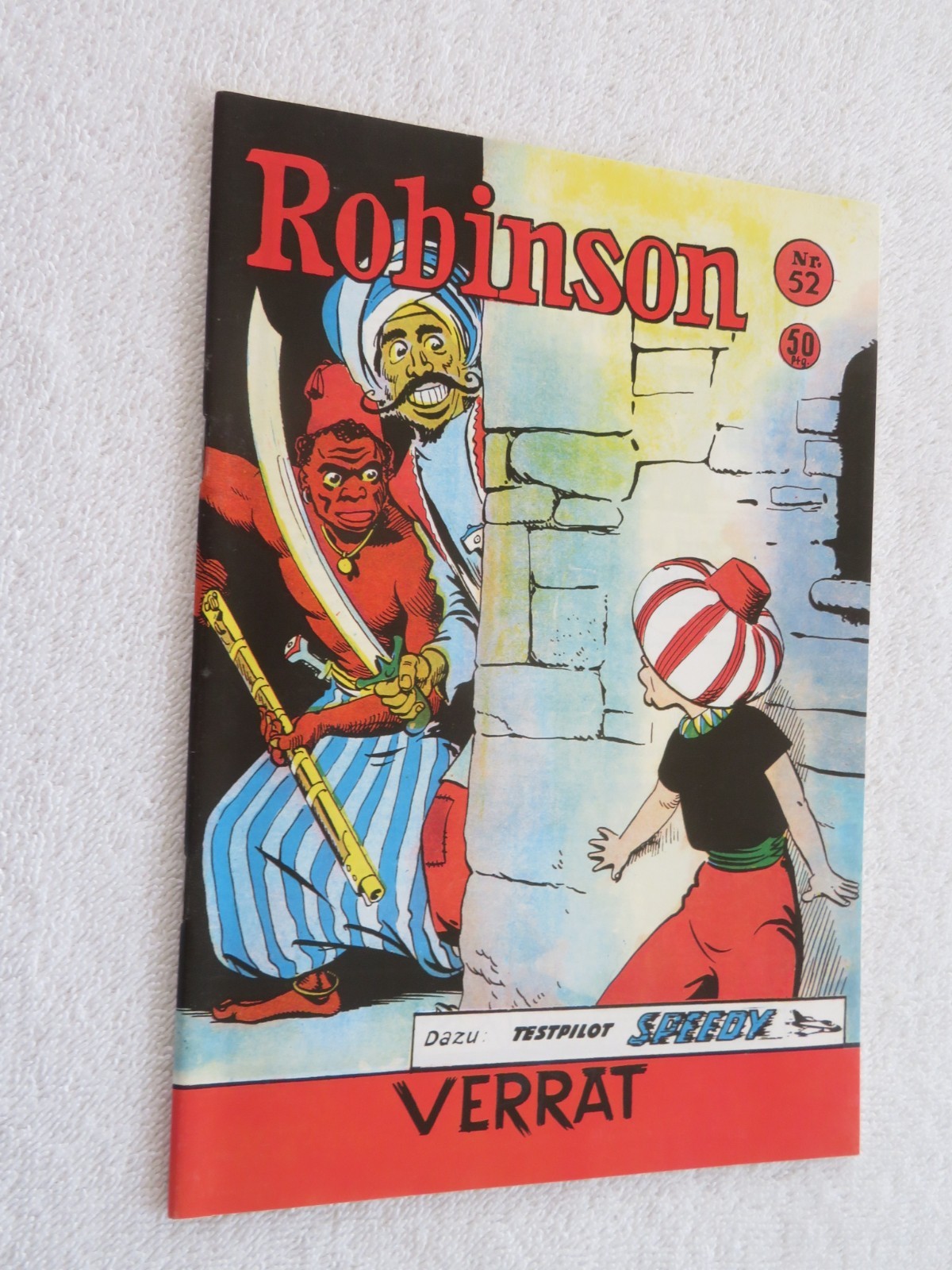 Hethke Editore / Roman Boutique - Robinson con pilota collaudatore Speedy n. 52 ottimo