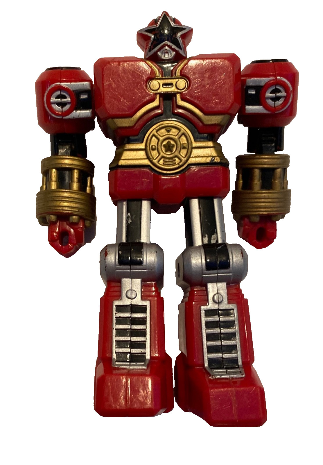 Modellino Power Rangers Zord Zeo Megazord Red Battle 1996 Bandai giocattolo 5" vintage
