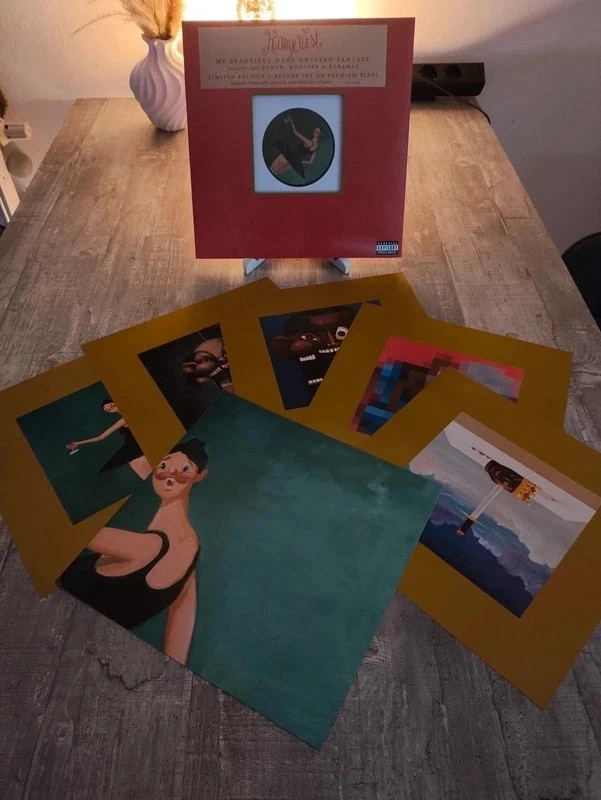 🎵 Kanye West – My Beautiful Dark Twisted Fantasy | Limited Edition Vinyl | 3-LP