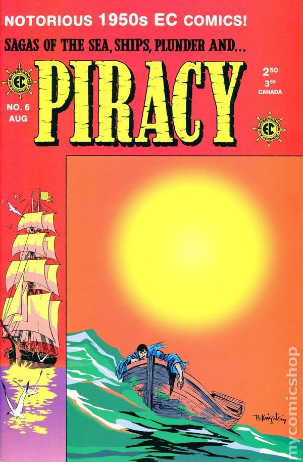 Piracy #6 VG+ 4.5 1998 Stock Image Low Grade