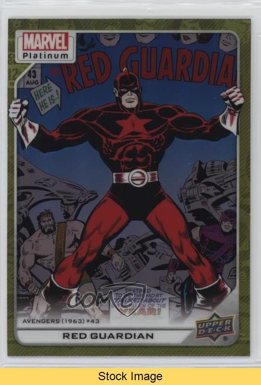 2023 Upper Deck Marvel Platinum High Series Yellow Rainbow Red Guardian READ 0ln