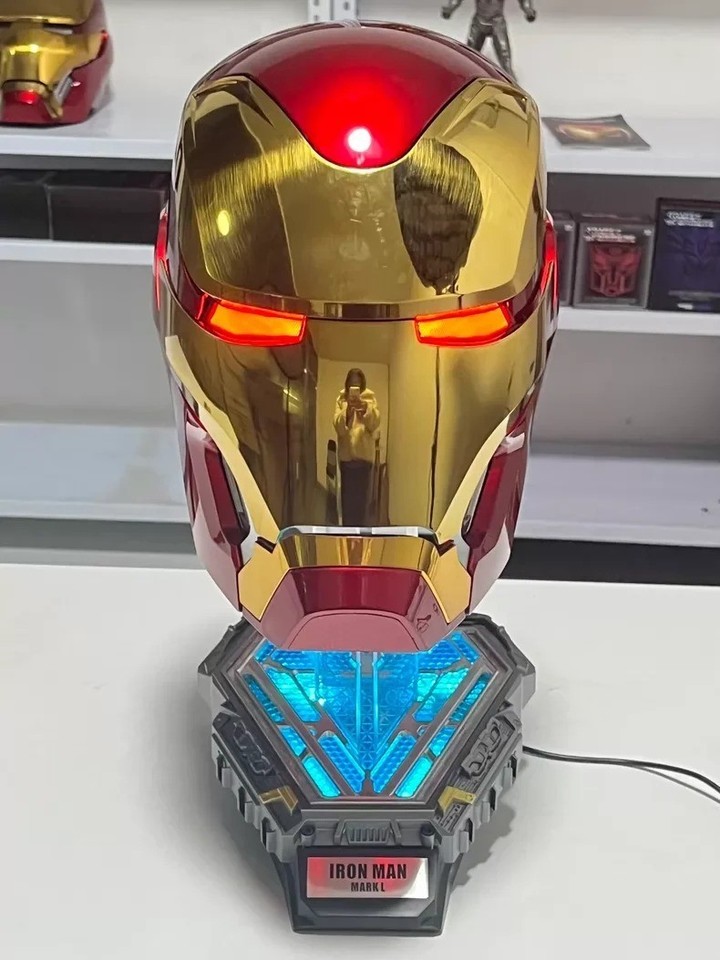Casque Iron Man MK5 MK7 MK50 MK17 portable avec télécommande vocale