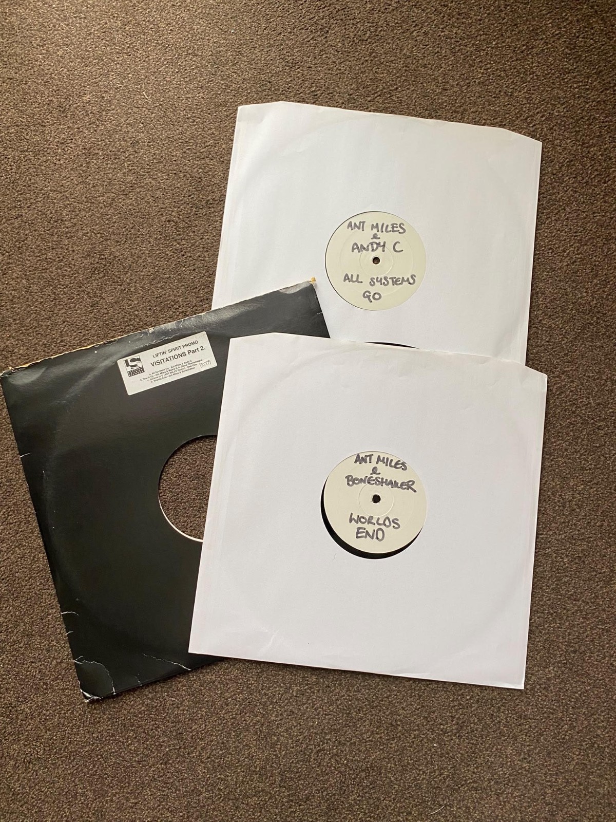 Liftin' Spirit promo: Visitations part 2 : 2x 12" vinyl - Ant Miles