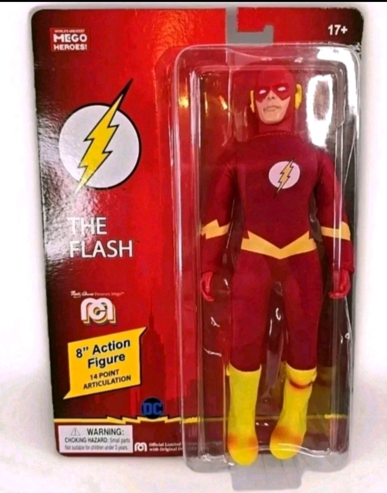 Marty Abrams Presents Mego THE FLASH 8 Inch Figure DC Comics 2020 New