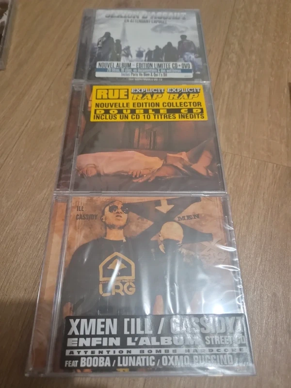 3 cd rap fr ( neuf )
