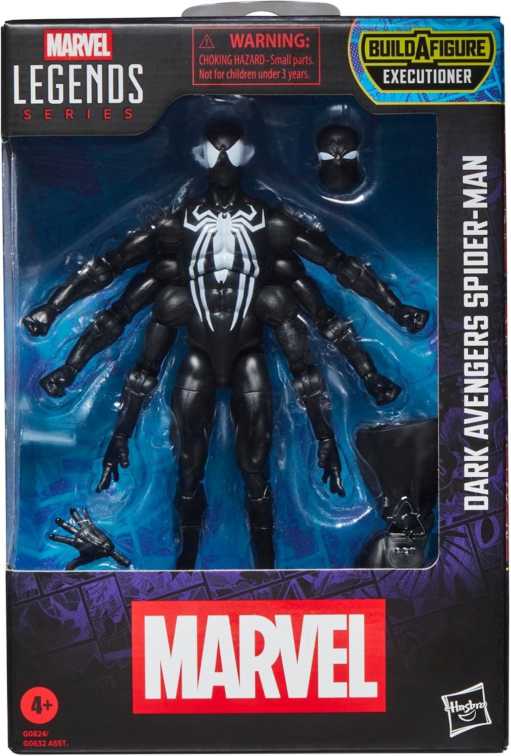 Marvel Legends Series Dark Avengers Spider-Man, Avengers Comics Collectible...