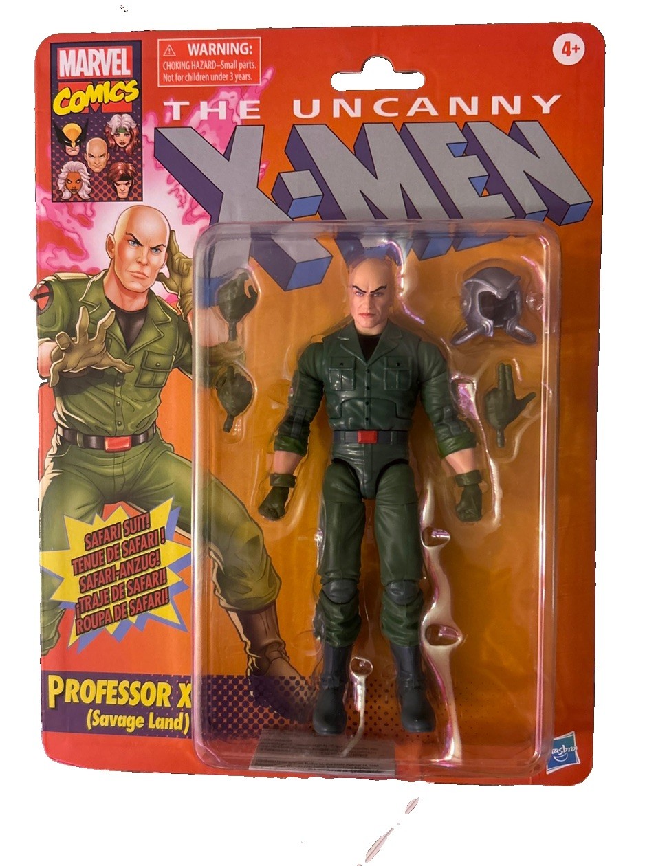 Marvel Legends Professor X Savage Land Uncanny X-Men Retro Card Target Exclusive