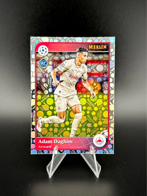 Adam Daghim RC Logo Refractor - Topps Chrome FC Salzburg