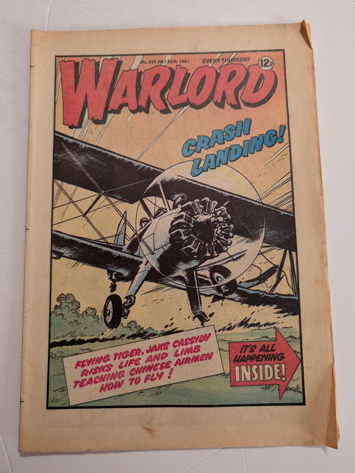 Warlord Comic No 357, July 25th 1981.