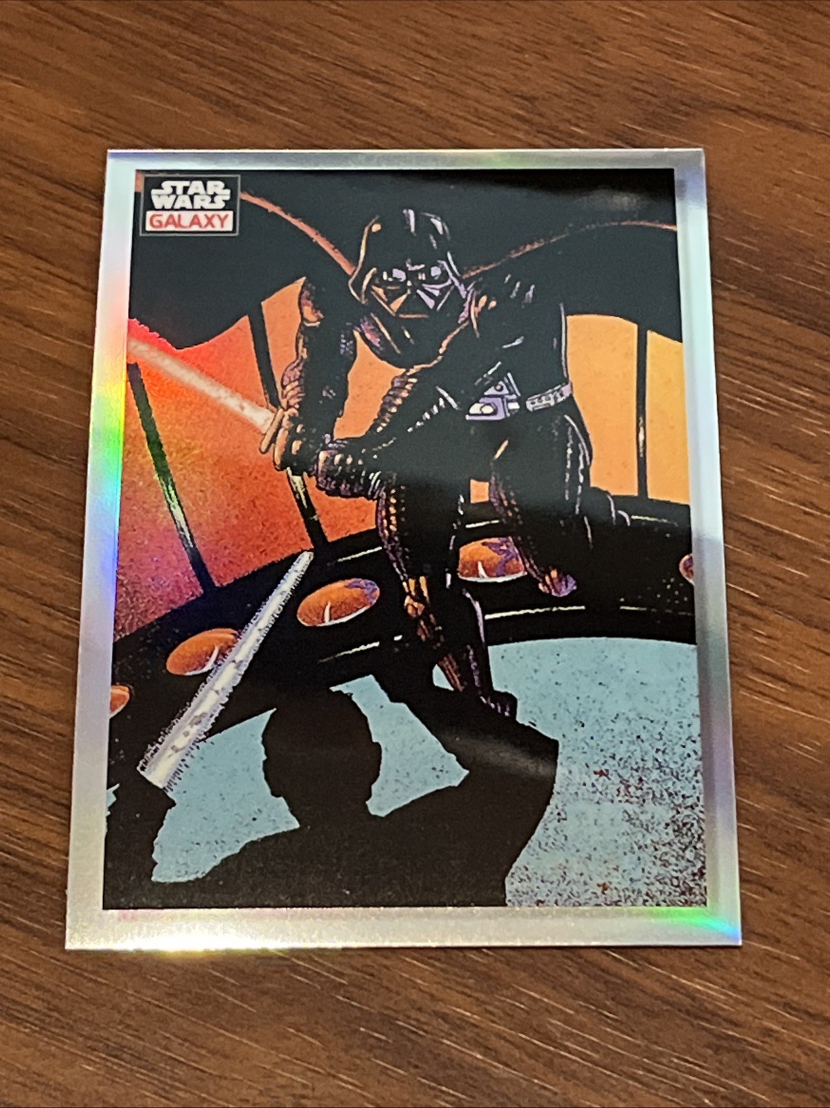 Rifrattore duello camera carbonite 2023 Topps Chrome Star Wars Galaxy #22
