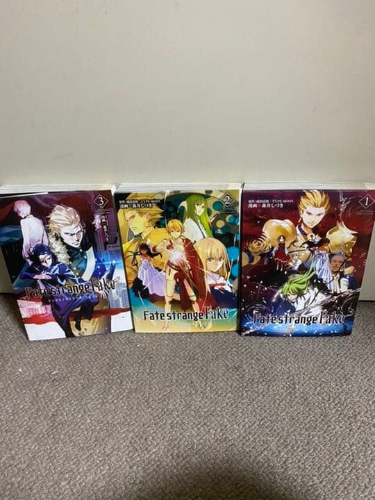 Fate / strange Fake Vol. 1-3 Set Fantasy Action Shounen Japanese Manga