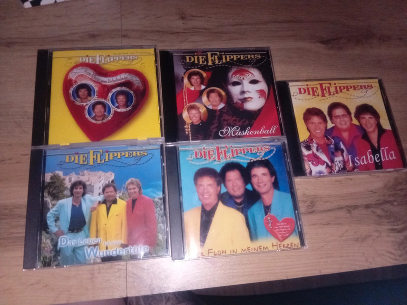5 cds die flippers im super Zustand