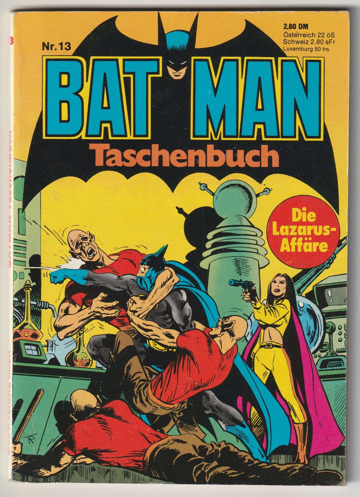 ✪ BATMAN LIBRO TASCABILE #13 senza angolo da collezione, Ehapa 1981 fumetto tascabile Z1-