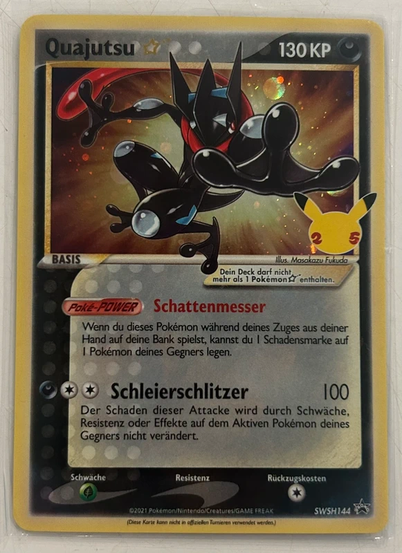 Pokémon Karte Quajutsu Gold Star SWSH144 * Celebrations * Near Mint