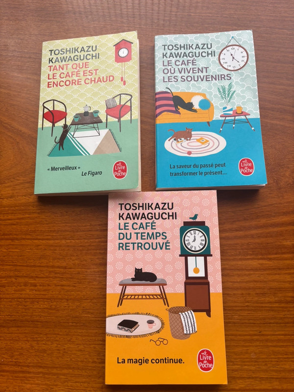 Lot de 3 romans de Toshikazu Kawaguchi – Le Livre de Poche