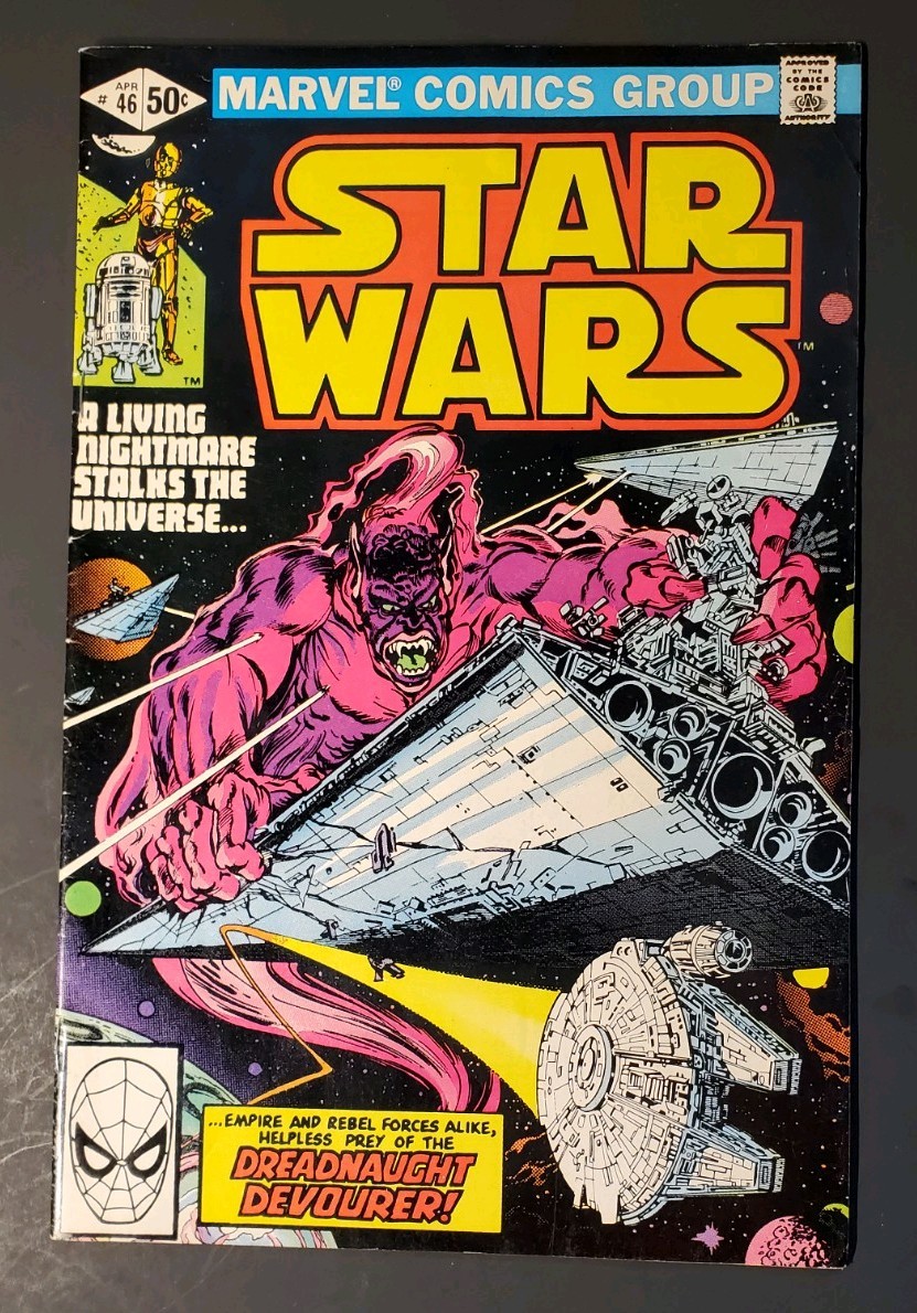 1981 Marvel #46 STAR WARS "Dreadnaught Devourer!" Bronze Age Comic book VG