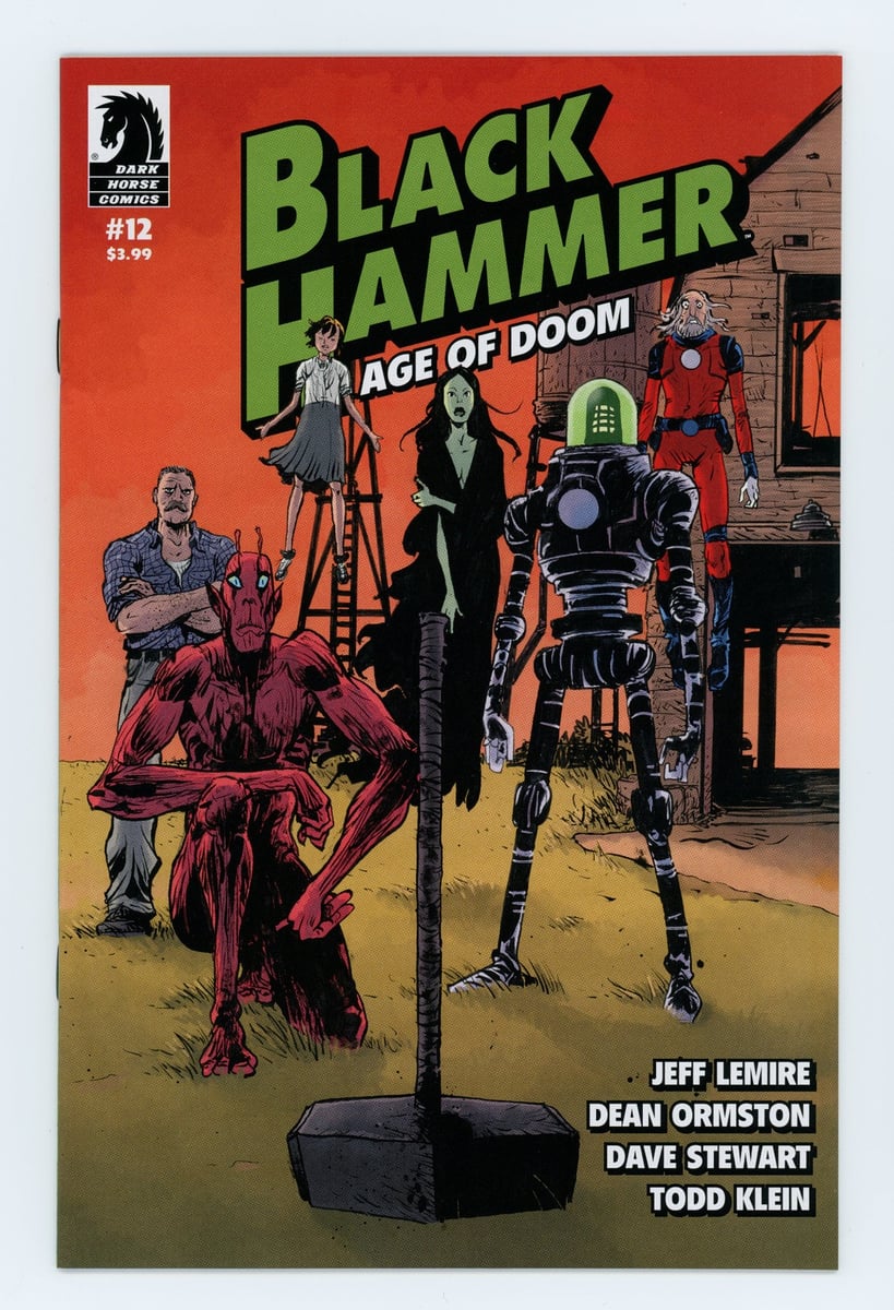 Black Hammer: Age of Doom #12 quasi nuovo + fumetti Dark Horse 2019