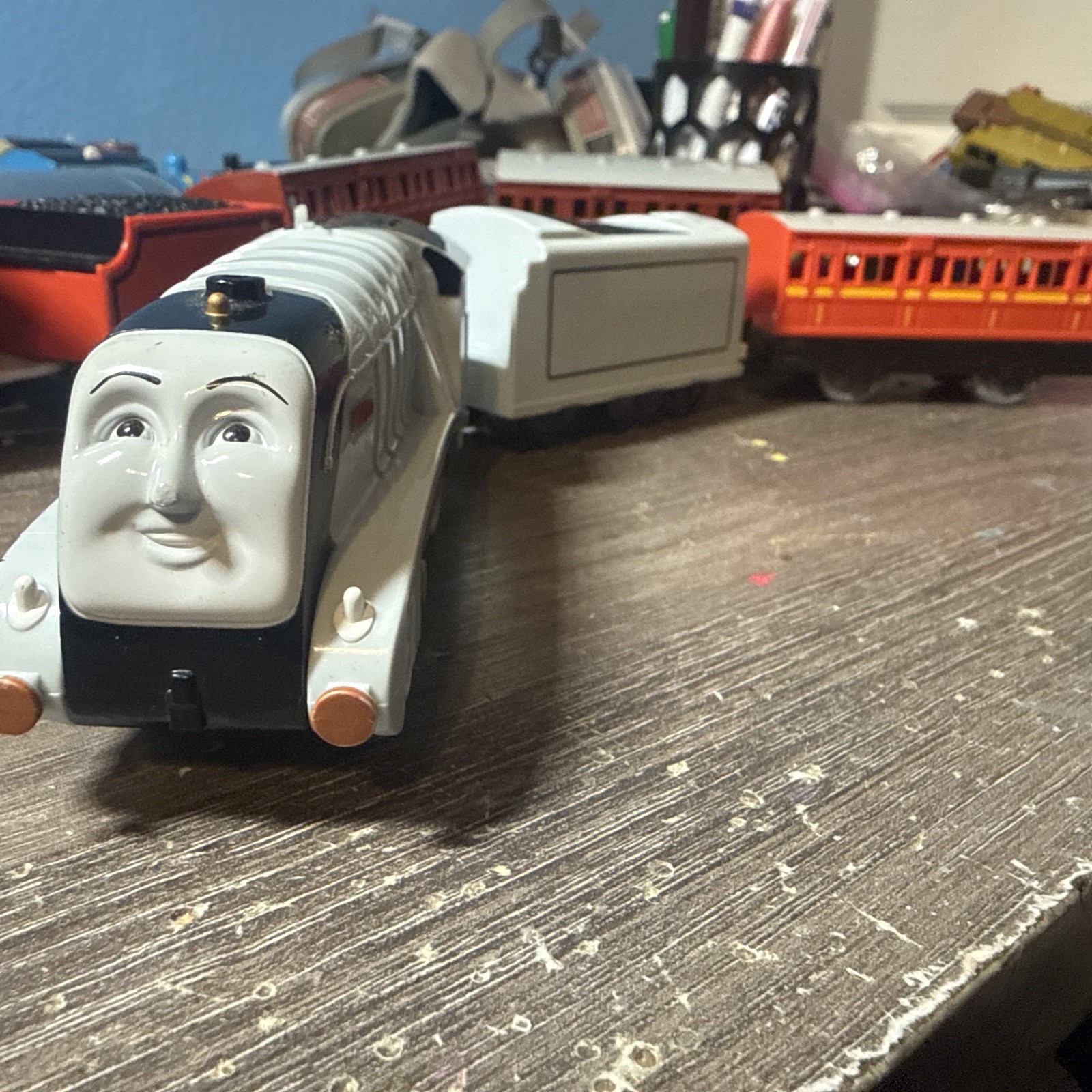 Tomy Thomas Plarail Spencer con tender e carrozza