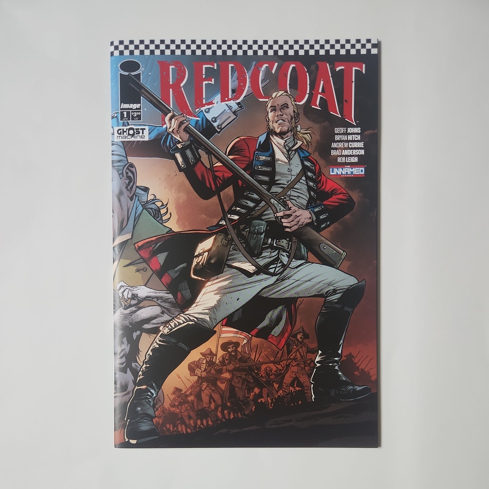 Redcoat #1 First Print OPTIONED Image Comics 2024 Geoff Johns Geiger 