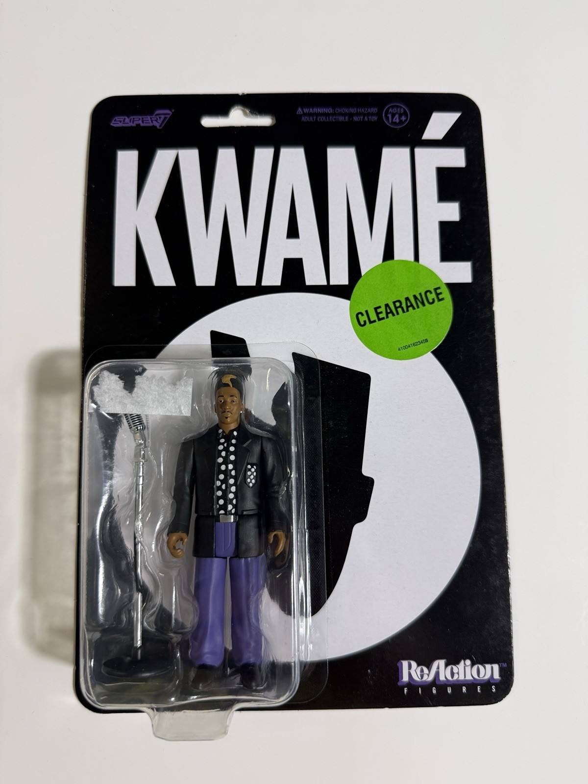 Kwamé Super 7 Reaction Action Figure New On Card