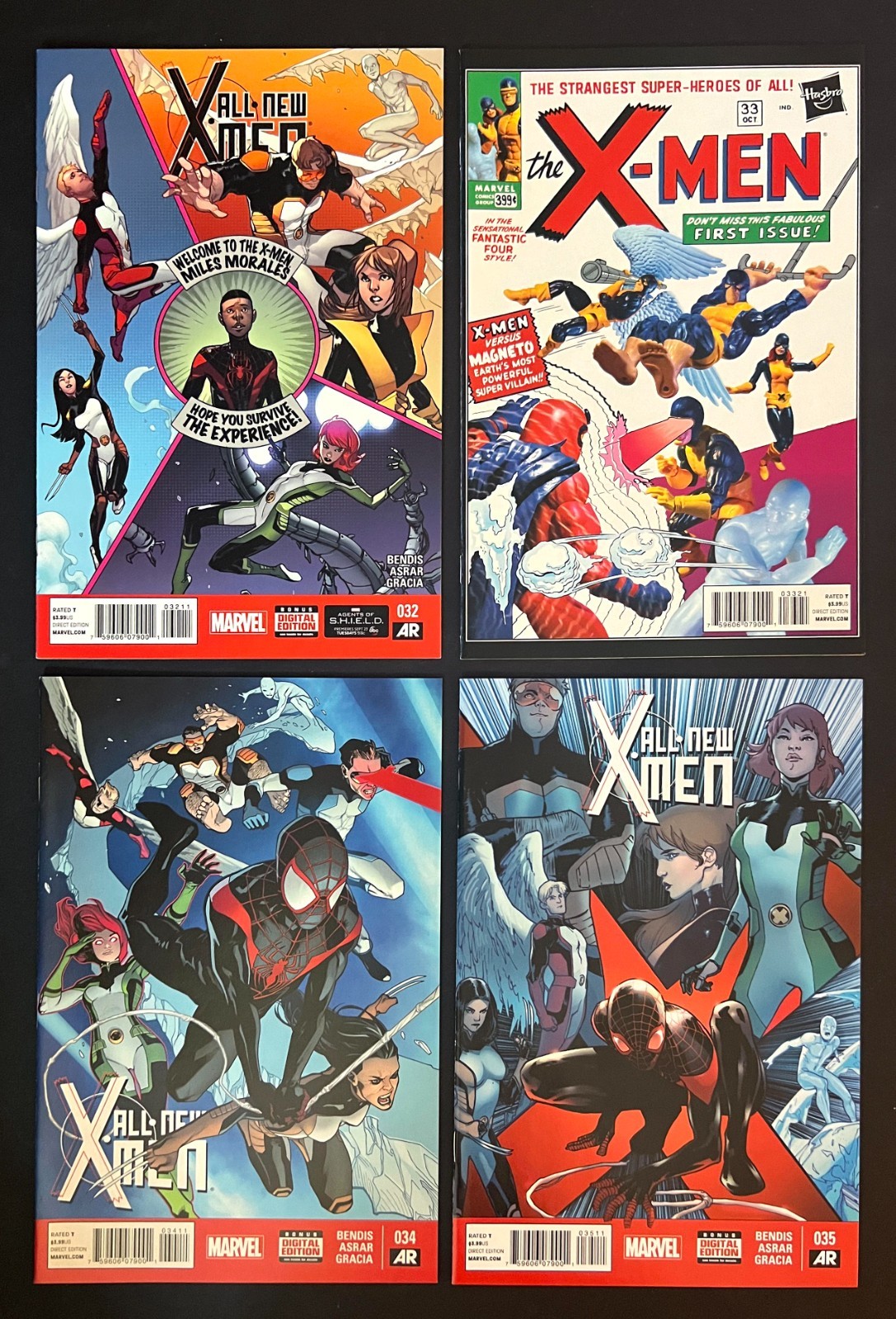 ALL-NEW X-MEN #32 33 (1:15 Variant) 34 35 Hi-Grade SPIDER-MAN MILES MORALES 2014