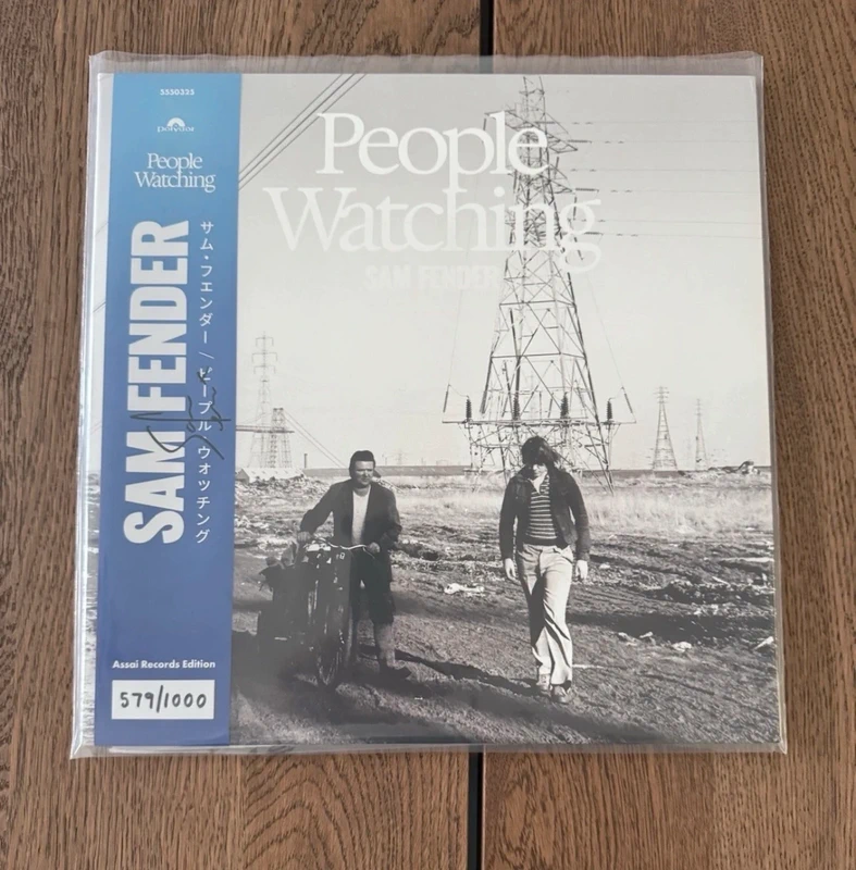 Sam Fender LP Blau Weiß Vinyl 12 Zoll Signiert und Nummeriert Neu