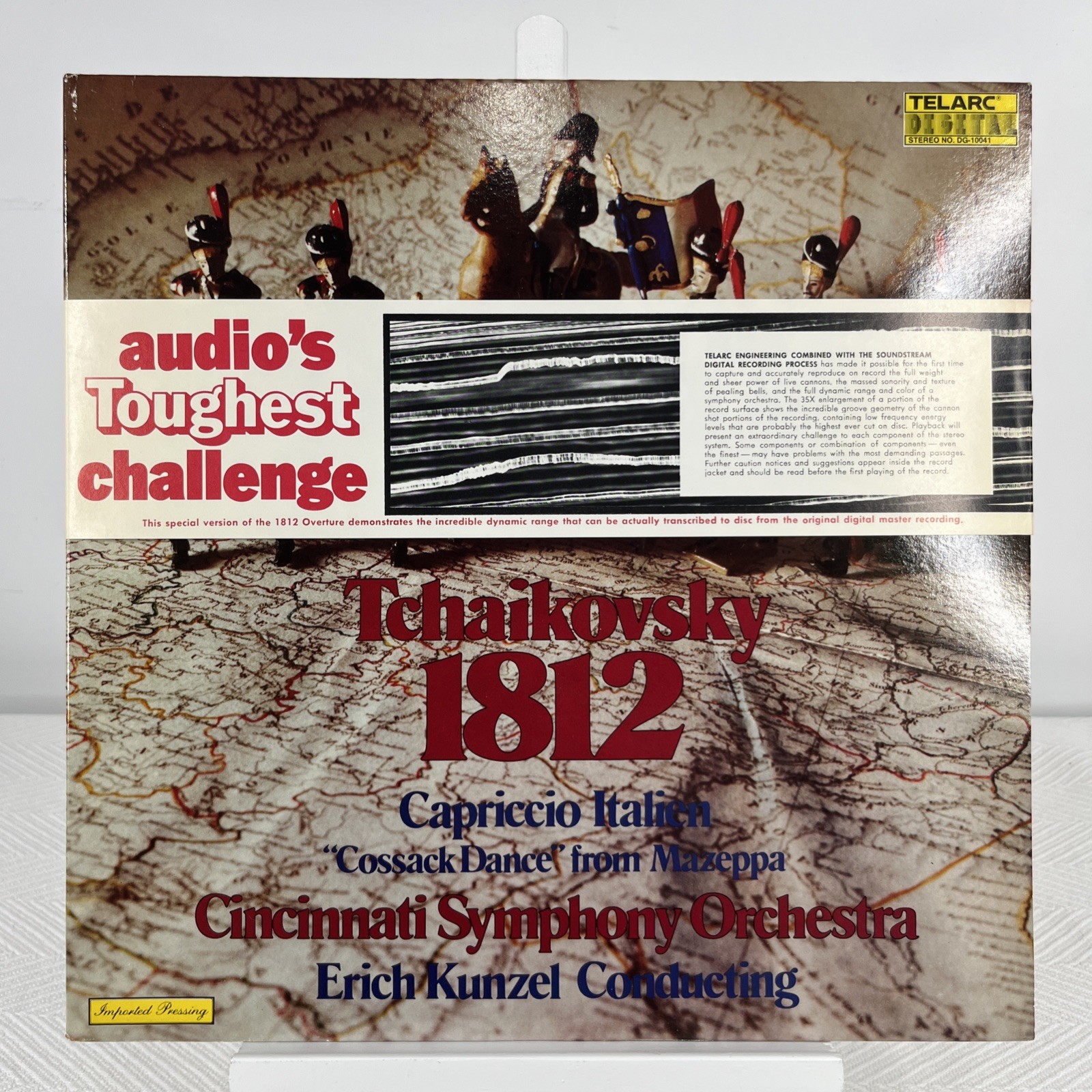 TCHAIKOVSKY 1812 / Capriccio Italien ERICH KUNZEL - TELARC LP NM gatefold B146