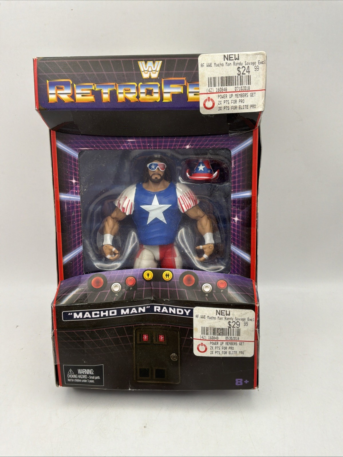 WWF WWE MACHO MAN RANDY SAVAGE RetroFest GameStop Exclusive Action Figure NEW