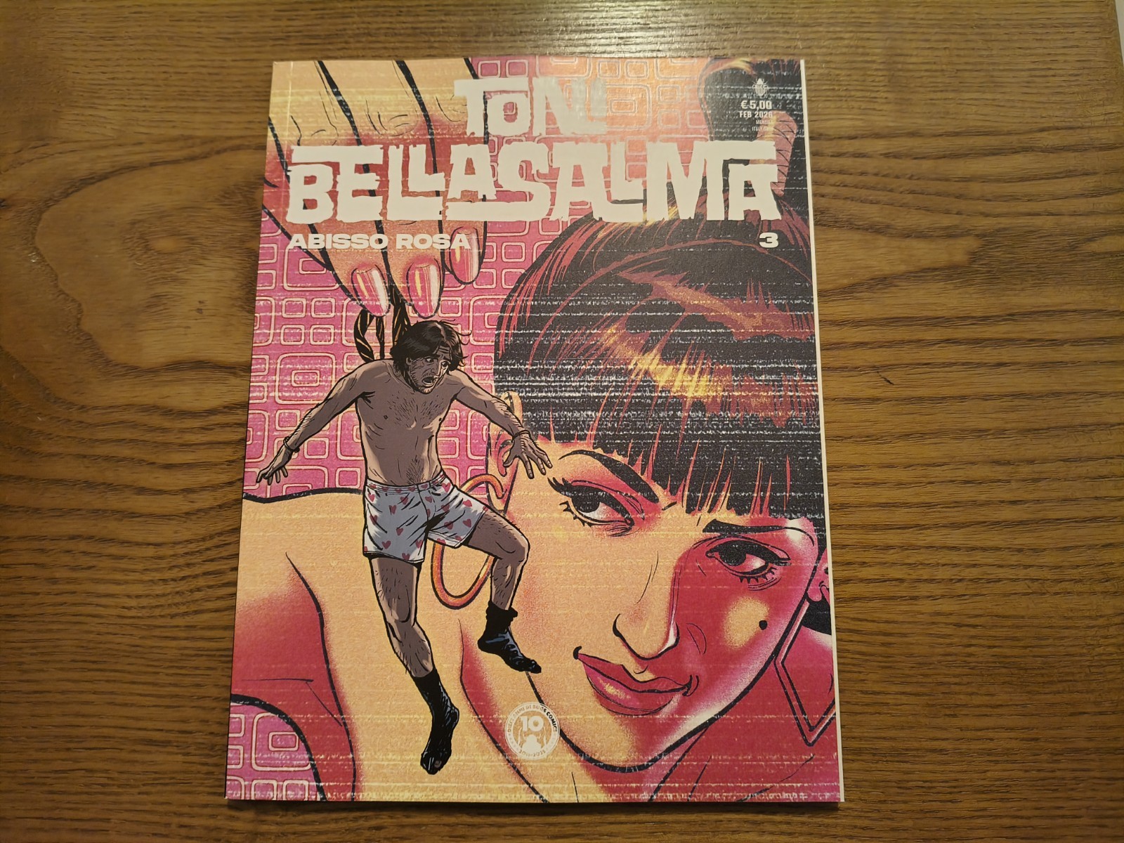 TONI BELLASALMA 3 ABISSO ROSA VARIANT BUGS COMICS