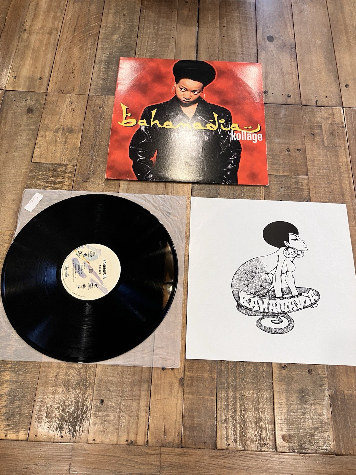 Bahamadia Kollage LP Vinyl Record US 1996 Hip Hop Gang Starr Jeru DJ Premier