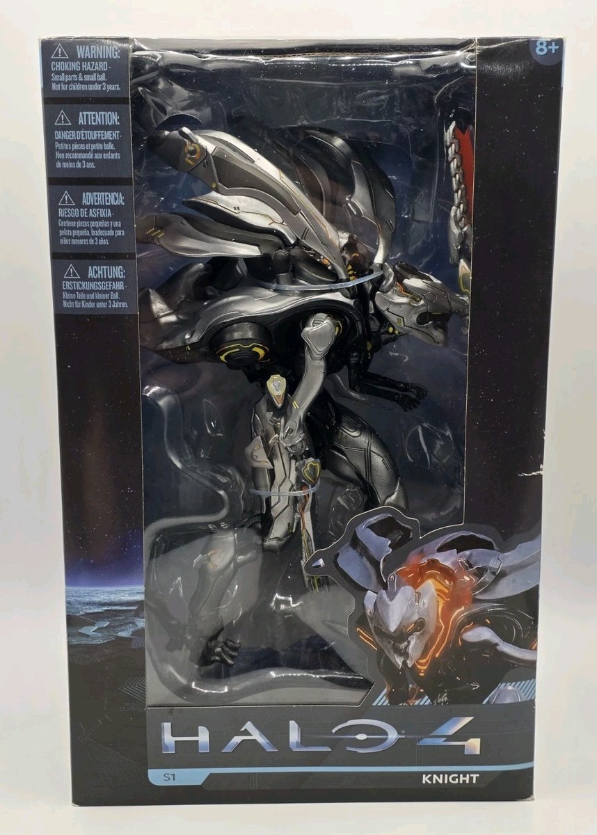 McFarlane Toys Halo 4 Series 1 Promethean Knight Action Figure Deluxe Box Sigillato