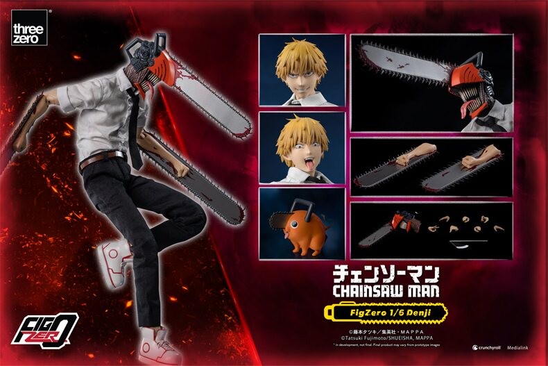 threezero FigZero CHAINSAW MAN Denji 1/6 Scale Collectible Figure