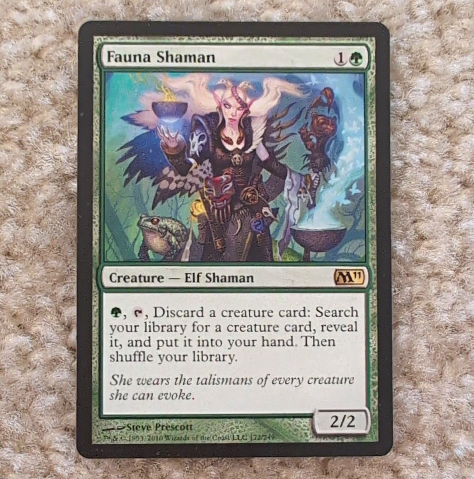 Fauna Shaman MTG M11 Regular Green Creature #172/249