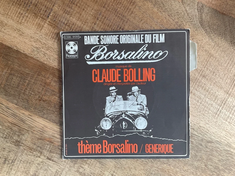 45 tours Claude Bolling - Thème Borsalino