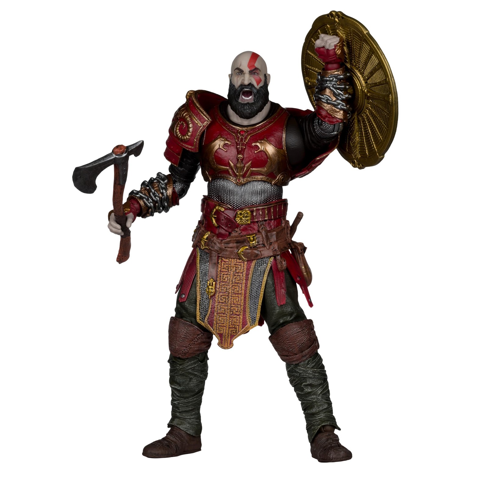 McFarlane Toys Modellino God of War Ragnarok Kratos 7 pollici Deluxe