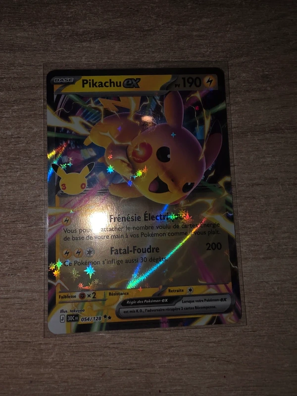 Pikachu EX 30 ans