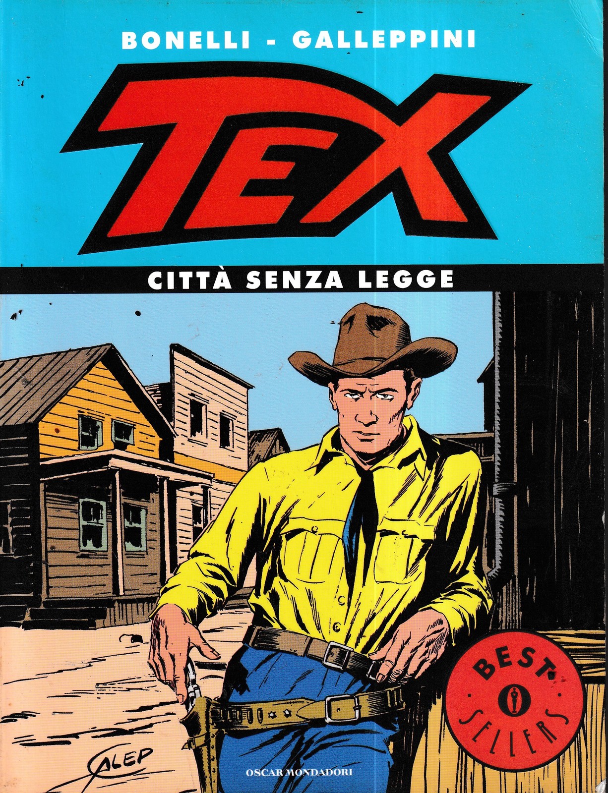 Tex città senza legge di Galleppini ed. Mondadori BO16