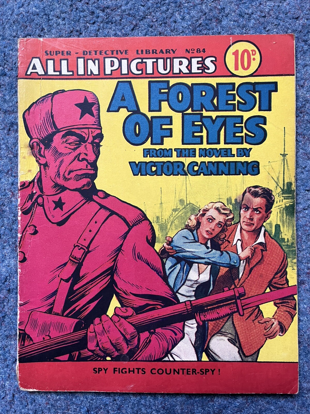 Super Detective Picture Library Comic No. 84 Victor Canning's Forest of Eyes