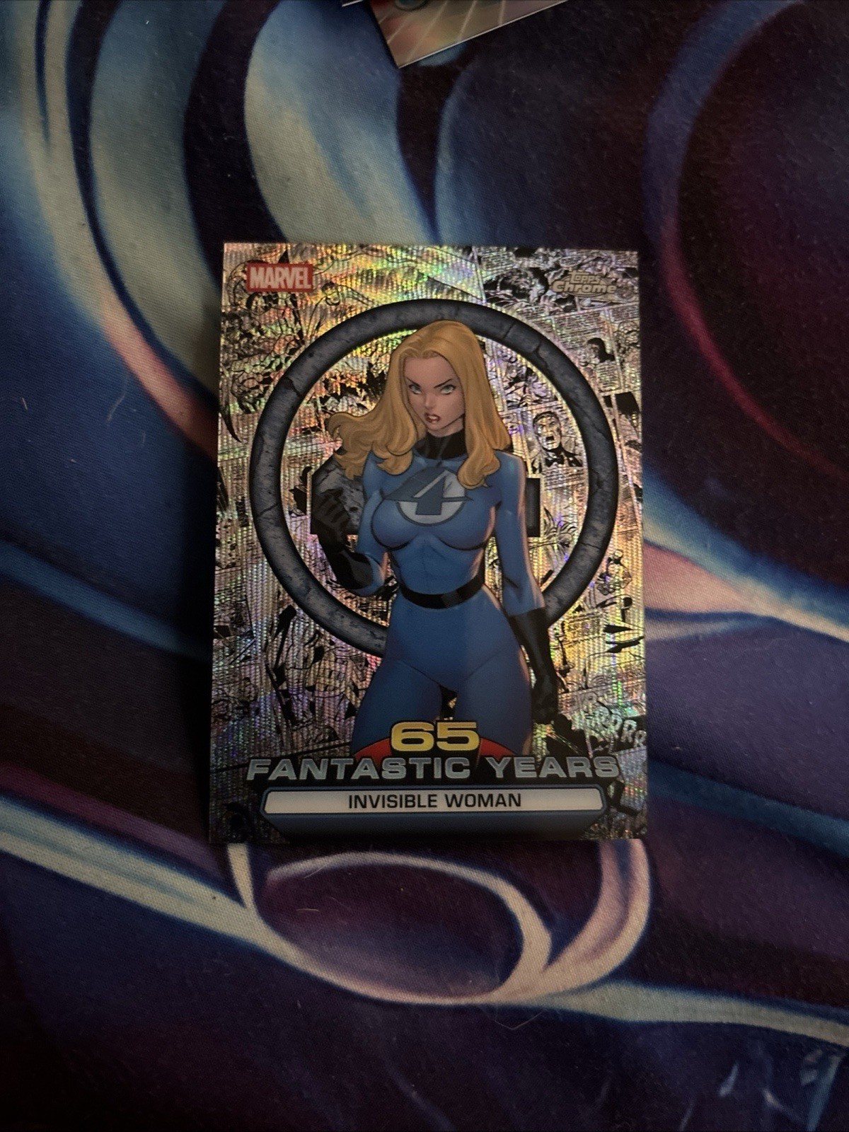 Topps 2026 Topps Chrome Marvel 65 Fantastic Years Invisible Woman FY-02 Insert