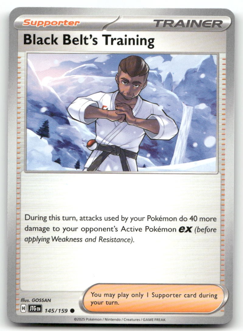 Allenamento Cintura Nera 145/159 Viaggio Comune Insieme Pokemon Near Mint