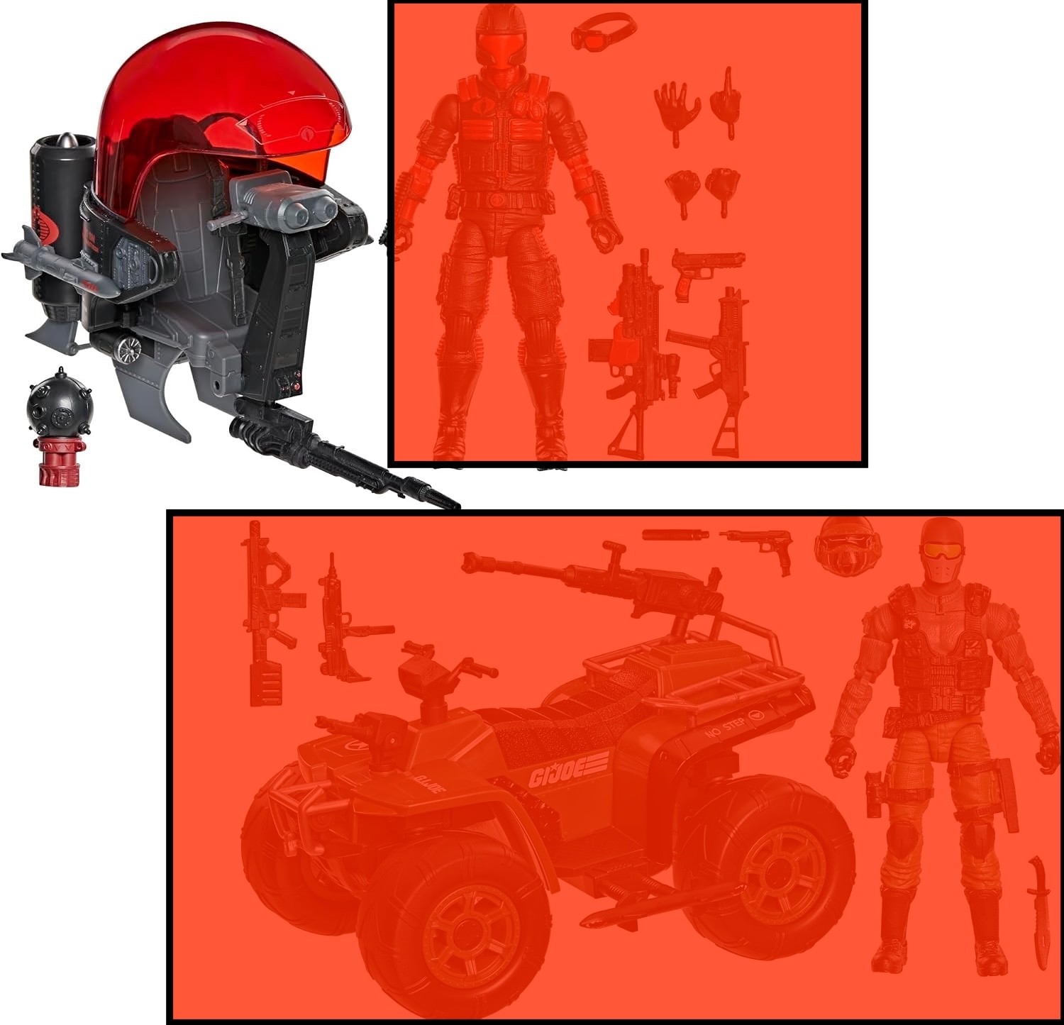 G.I. Joe - Classified - #218, Cobra Stealth Flight Pod (Trubble Bubble) ONLY