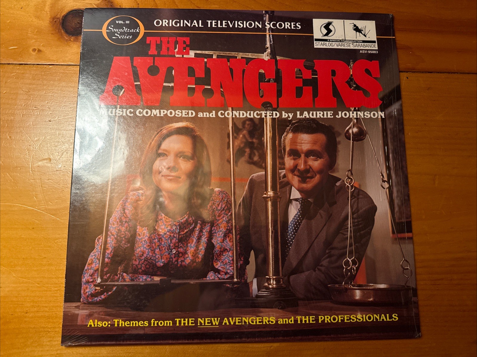 Laurie Johnson – Television Scores: The Avengers 1982 V.S. ASV-95003 Vinyl NM