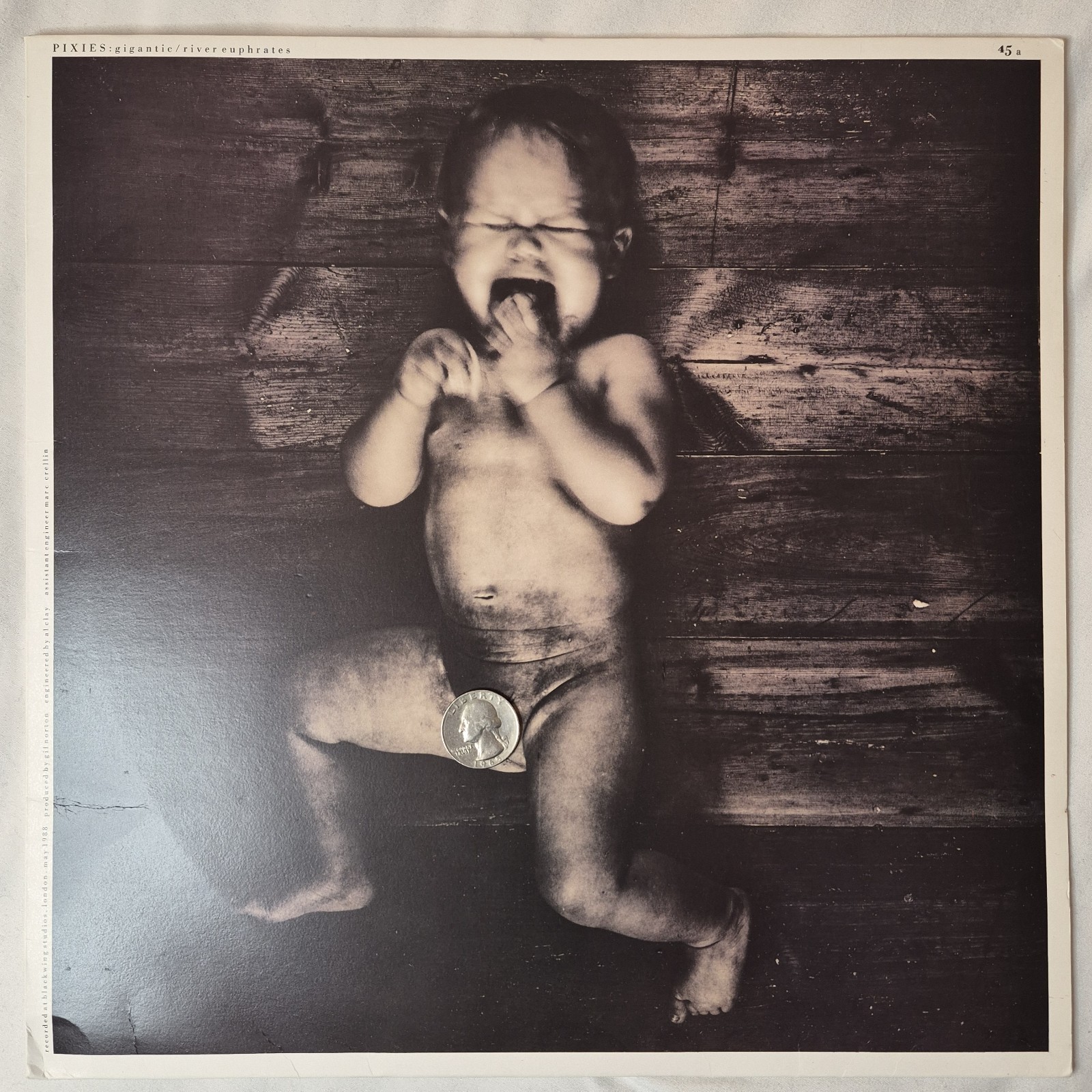 Pixies Gigantic 12" Vinyl Single 1988 UK Original 4AD BAD805 River Euphrates