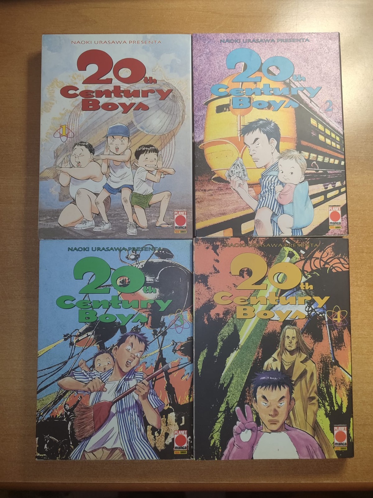 Manga 20th Century Boys 1-4 Prima Edizione Planet Manga Naoki Urasawa