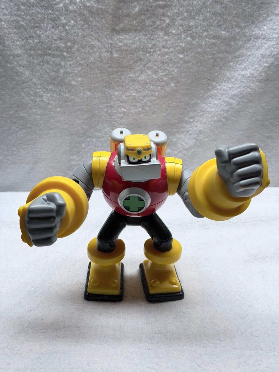 Capcom Mega Man Guts Man Action Figure Robot Master Sciolto Giocattolo da Collezione Usato